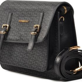 Forelli 4A49 Siyah Desenli Kadın Omuz Çantası