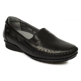 Forelli 51301 Z Deri Comfort Siyah Kadın Ayakkabı