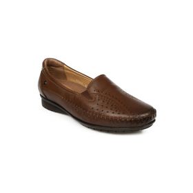 Forelli 51301 Z Deri Comfort Siyah Kadın Ayakkabı