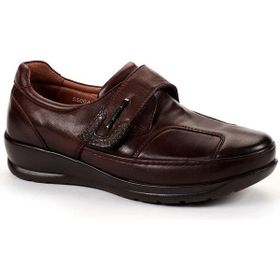 Forelli 55004-K Kahve Kadın Günlük Deri Comfort Ayakkabı