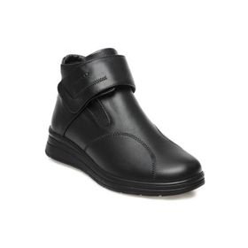 Forelli 57203 Piloyd-Z Siyah Deri Kadın Günlük Ayakkabı