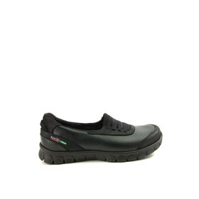 Forelli 61007 Siyah Deri Comfort Kadın Ayakkabı