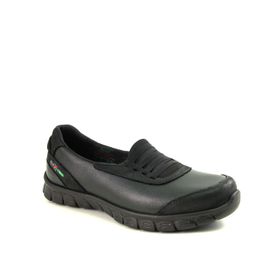 Forelli 61007 Siyah Deri Comfort Kadın Ayakkabı