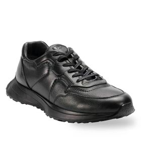 Forelli Bruno 50308-G Siyah Deri Comfort Erkek Günlük Ayakkabı