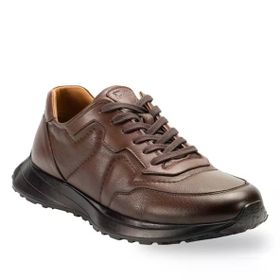 Forelli Bruno 50308-G Siyah Deri Comfort Erkek Günlük Ayakkabı