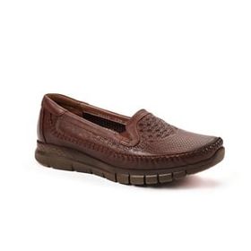 Forelli Eterna-G Taba Comfort Kadın Deri Ayakkabı
