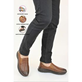 Forelli F23/CM46508 Taba Hakiki Deri Erkek Klasik Ayakkabı