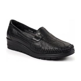 Forelli Moriza 25182 Siyah Kadın Dolgu Topuk Ayakkabı