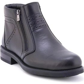 Forelli Piel 36255-H Siyah Kışlık Deri Comfort Erkek Bot
