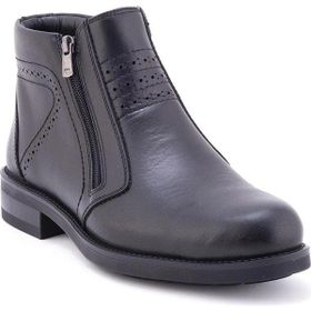 Forelli Piel 36255-H Siyah Kışlık Deri Comfort Erkek Bot