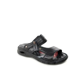 Forelli Ural Anatomik Erkek Siyah Günlük Sandalet