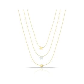 Forentina PS1325 3 Sıra Yıldızlı Kolye