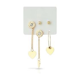 Forentina PS1456 Roma Rakkamlı Küpe Set