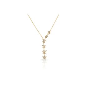 Forentina PS1473 Sarı Sallantılı Yıldız Kolye