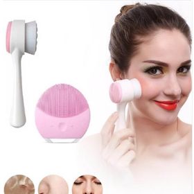 Forever Luna Mini Pembe Şarjlı Cilt Temizleme Cihazı Ve Temizleme Fırçası