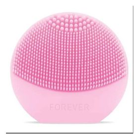 Forever Titreşimli Pembe Silikonlu Yüz Temizleme Masaj Aleti
