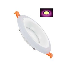 Forlife FL-2055P 4+2W 3200K Günışığı ve Pembe Işıklı Çift Renkli Yuvarlak Led Panel