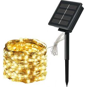 Forlife FL-3212 3200K Günışığı 100 Led Solar 12 Metre 7 Mod Işık Zinciri