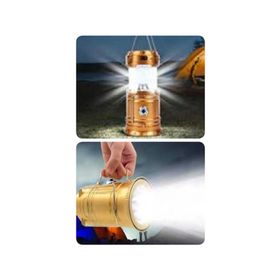 Forlife FL-3226 20W Solar İki Fonksiyonlu Gold Kamp Feneri