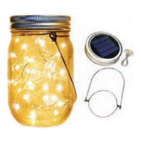Forlife FL-3236 3W 3200K Günışığı Solar Peri Ledli Dekoratif Kavanoz
