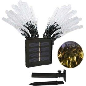 Forlife FL-3261 20W 3200K Günışığı Solar 5 Metre 7 Mod Işık Zinciri
