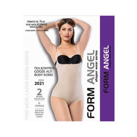 Form Angel 2021 Lazer Kesim Göğüs Altı Slip Korse