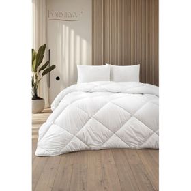 Formeya Çift Kişilik 195x215 cm Beyaz Soft Kışlık Yorgan