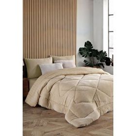 Formeya Tek Kişilik Lüx Kahverengi Çift Taraflı 155x215 CM Welsoft Yorgan