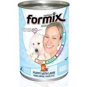 Formix 12x400 gr Kuzu Parça Etli Soslu Yavru Köpek Konservesi