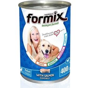 Formix 12x400 gr Somon Parça Etli Soslu Yetişkin Köpek Konservesi