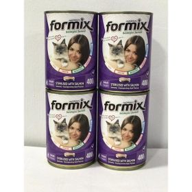 Formix Kısırlaştırılmış Kedi Somonlu 4x400 gr Konserve Maması