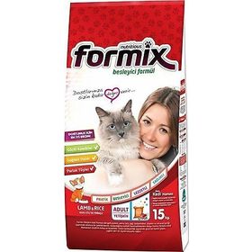 Formix Kuzu Etli ve Pirinçli Yetişkin Kuru 15 kg Kedi Maması