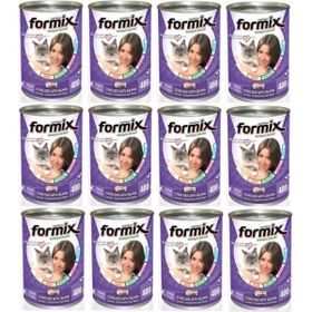Formix Yetişkin 400 gr 12 Adet Somonlu Kısırlaştırılmış Kedi Konservesi