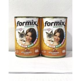 Formix Yetişkin Kedi Tavuklu 2x400 gr Konserve Maması