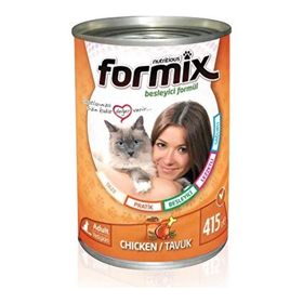 Formix Yetişkin Kedi Tavuklu 4x400 gr Konserve Maması