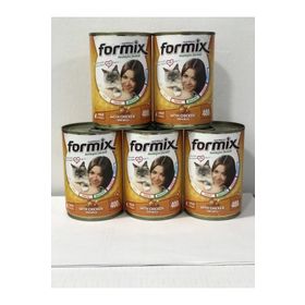 Formix Yetişkin Kedi Tavuklu 5x400 gr Konserve Maması