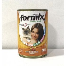 Formix Yetişkin Kedi Tavuklu 5x400 gr Konserve Maması