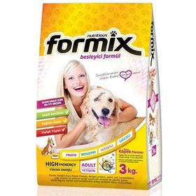 Formix Yüksek Enerjili Etli ve Sebzeli Yetişkin 3 kg Köpek Maması