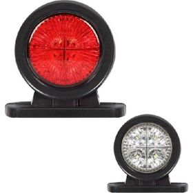 Formplas FR0110-WR Beyaz-Kırmızı 24 V 70 mm 8 Led'li Mini Düz Lamba