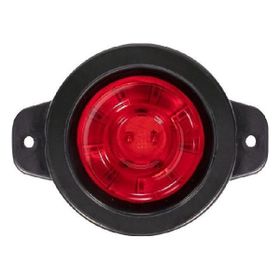 Formplas FR0161-R Kırmızı Yuvarlak İşaret Lensli Cam 9 12V-24V Ledli Lamba