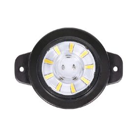 Formplas FR0161-W Beyaz Yuvarlak İşaret Lensli Cam 9 12V-24V Ledli Lamba