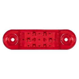 Formplas FR0174-R Kırmızı Oval 9 Ledli 84 mm 12V-24V Parmak Lamba