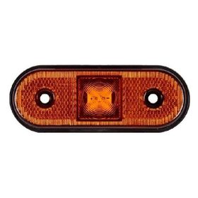Formplas FR0193-Y Sarı Oval İşaret Braketli 4 115 mm 12V-24V Ledli Lamba