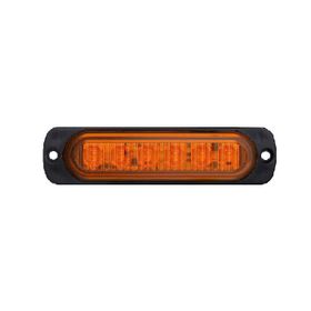 Formplas FR0272-Y Sarı Mercekli Cam 6 Ledli 114 mm 12V-24V Parmak Lamba