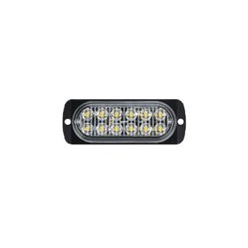 Formplas FR0278-W Beyaz Mercekli Cam 12 Ledli 115 mm 12V-24V Parmak Lamba