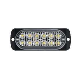 Formplas FR0278-W Beyaz Mercekli Cam 12 Ledli 115 mm 12V-24V Parmak Lamba