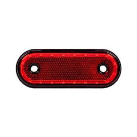 Formplas FR0292-R Kırmızı Oval Yan İşaret 20 115 mm 12V-24V Ledli Lamba