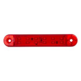 Formplas FR0304-R Kırmızı Çift Sıra 12 Ledli 130 mm 12V-24V Parmak Lamba