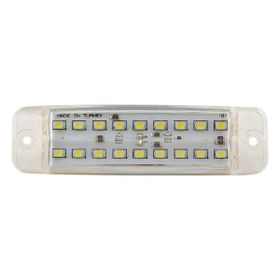 Formplas FR0316-W Beyaz Çift Sıra 18 Ledli 100 mm 12V-24V Parmak Lamba