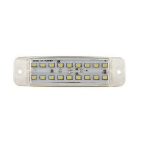 Formplas FR0316-W Beyaz Çift Sıra 18 Ledli 100 mm 12V-24V Parmak Lamba